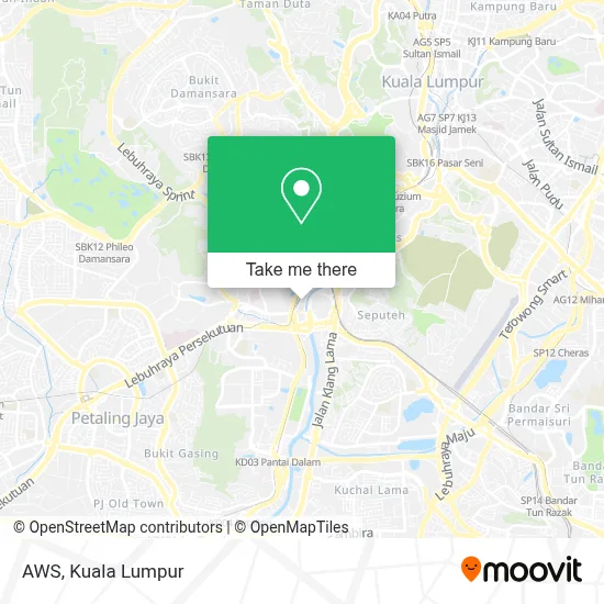AWS map