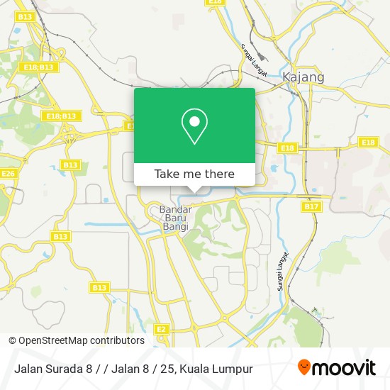 Jalan Surada 8 / / Jalan 8 / 25 map