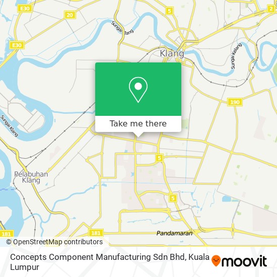 Concepts Component Manufacturing Sdn Bhd map