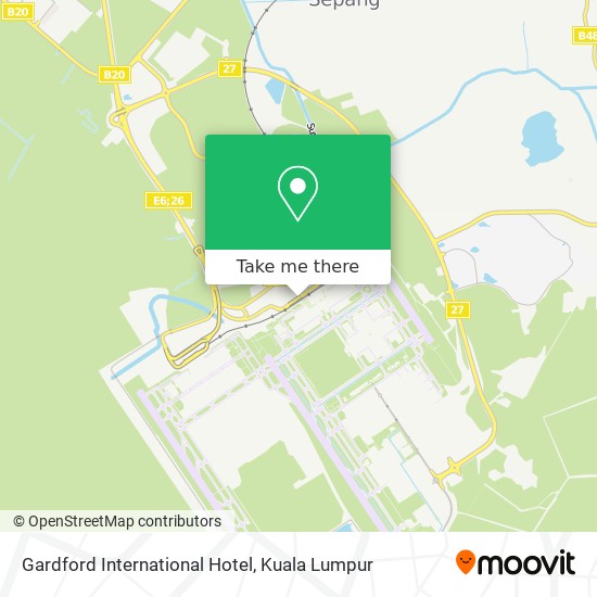 Gardford International Hotel map