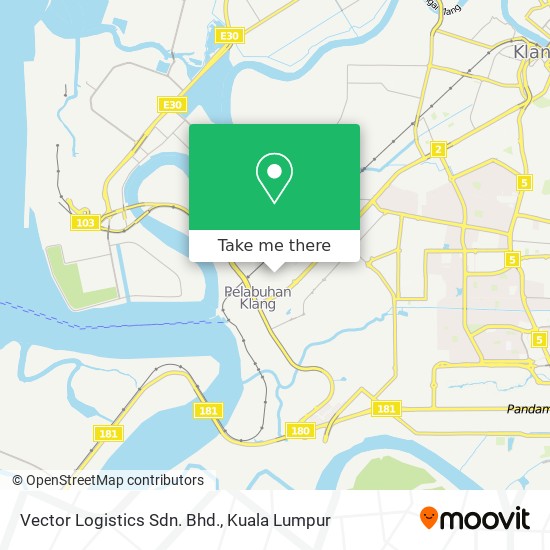 Vector Logistics Sdn. Bhd. map