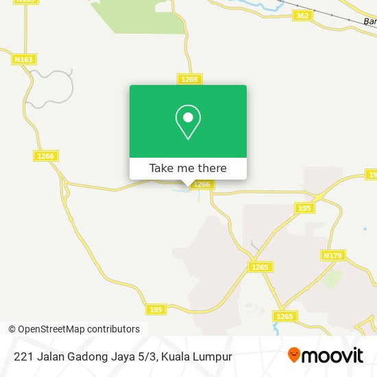 221 Jalan Gadong Jaya 5/3 map