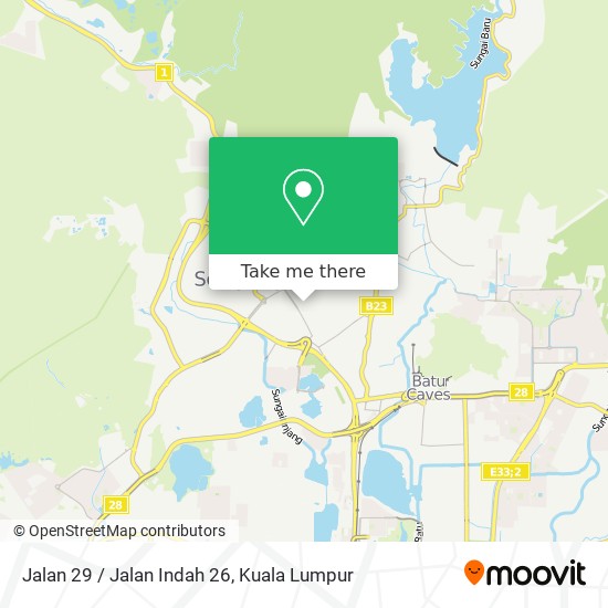 Jalan 29 / Jalan Indah 26 map