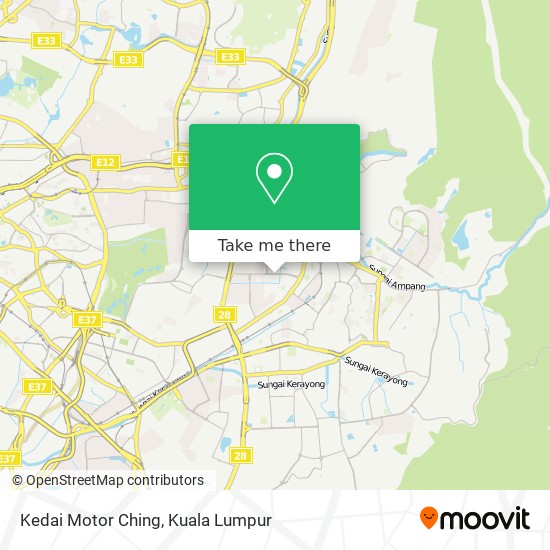 Kedai Motor Ching map