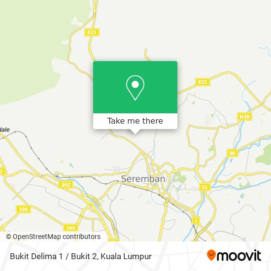 Bukit Delima 1 / Bukit 2 map