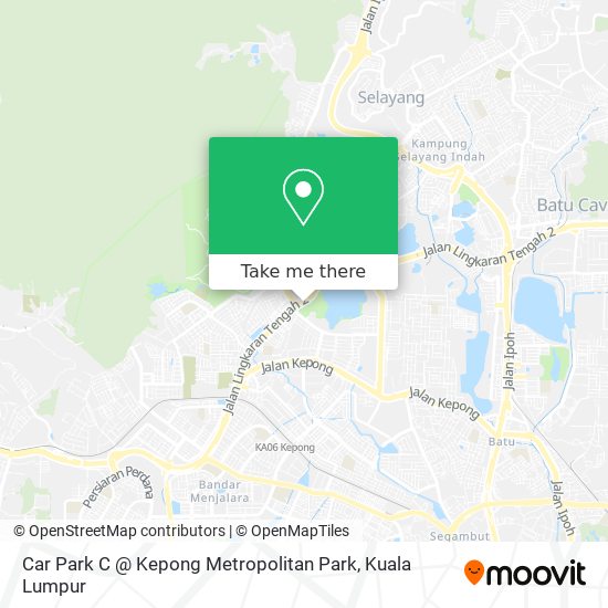 Car Park C @ Kepong Metropolitan Park map