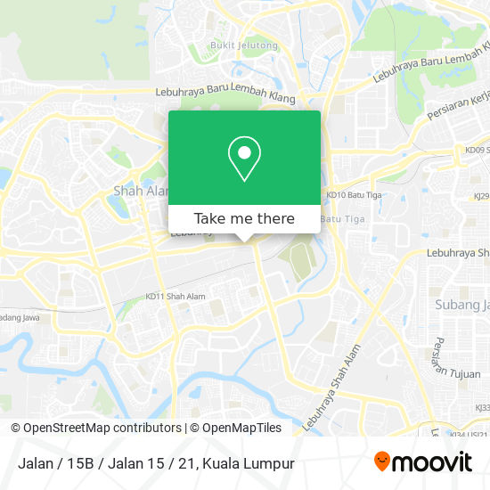 Jalan / 15B / Jalan 15 / 21 map