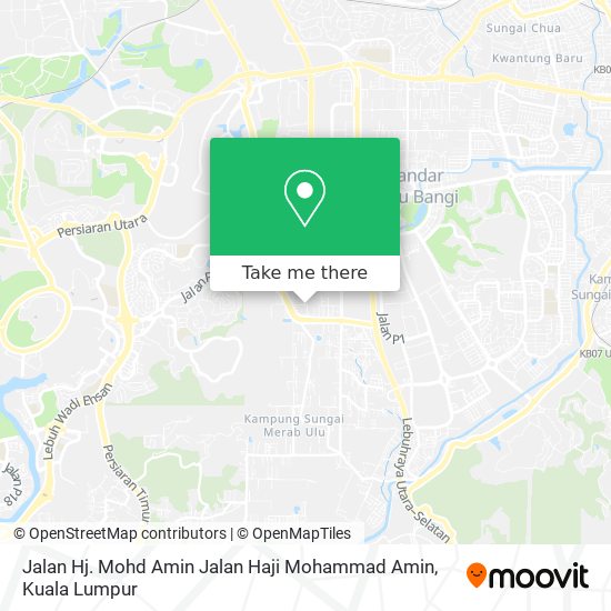 Peta Jalan Hj. Mohd Amin Jalan Haji Mohammad Amin