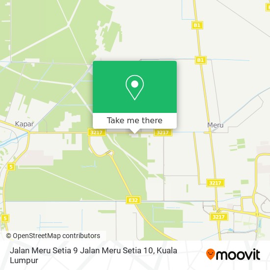 Jalan Meru Setia 9 Jalan Meru Setia 10 map