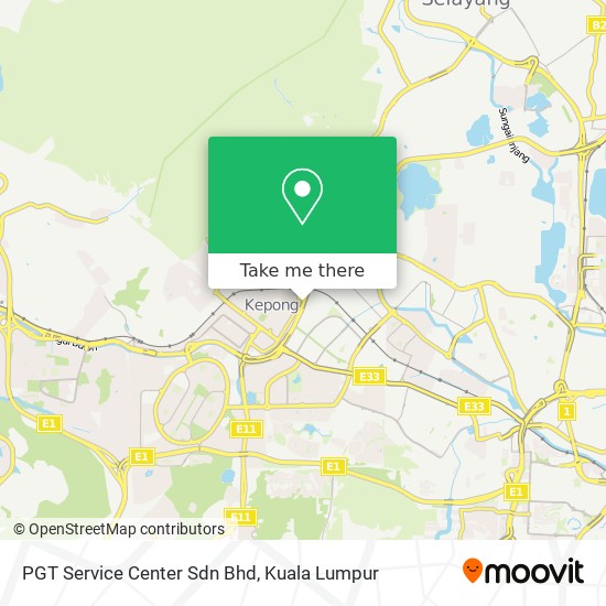 PGT Service Center Sdn Bhd map