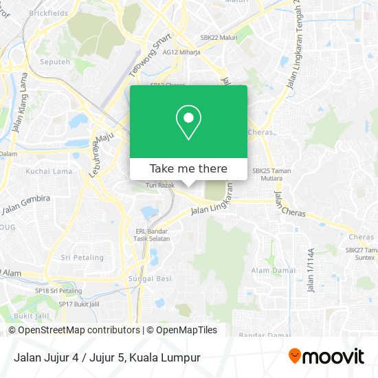 Jalan Jujur 4 / Jujur 5 map