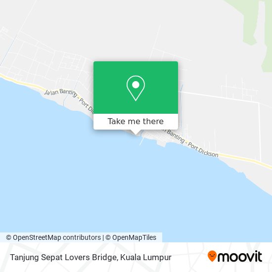 Tanjung Sepat Lovers Bridge map