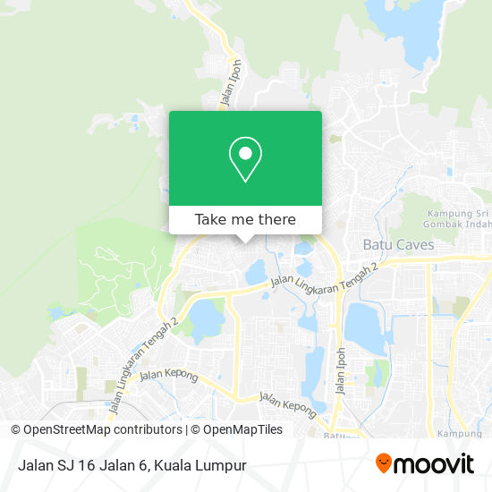 Peta Jalan SJ 16 Jalan 6