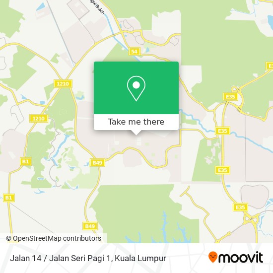 Jalan 14 / Jalan Seri Pagi 1 map