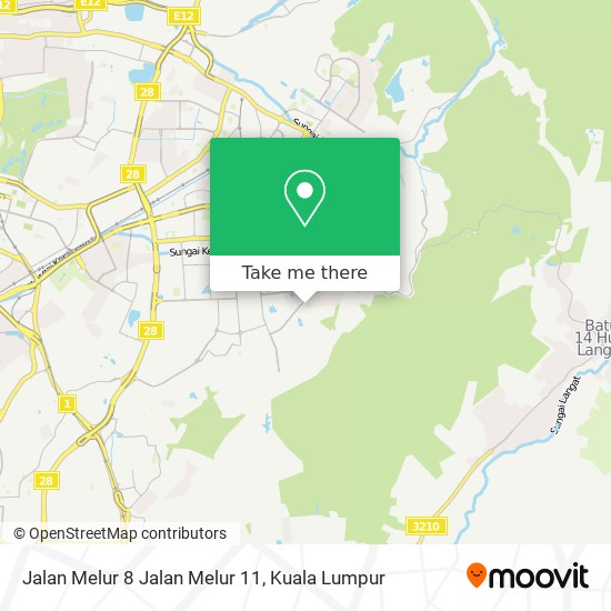 Jalan Melur 8 Jalan Melur 11 map