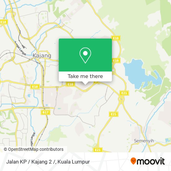 Jalan KP / Kajang 2 / map