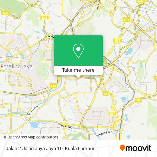 Peta Jalan 2 Jalan Jaya Jaya 10