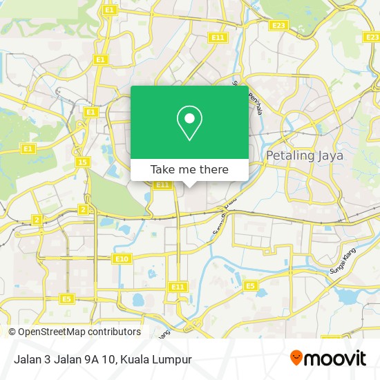 Jalan 3 Jalan 9A 10 map