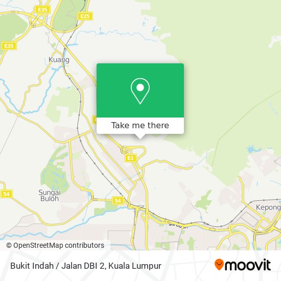 Bukit Indah / Jalan DBI 2 map