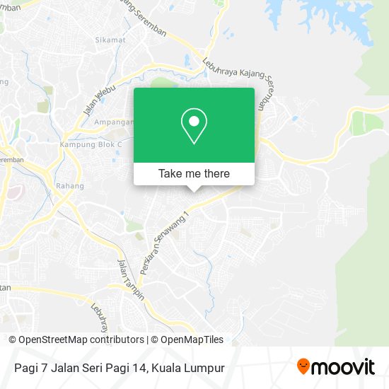 Peta Pagi 7 Jalan Seri Pagi 14