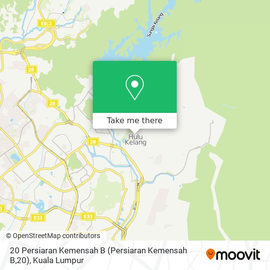 20 Persiaran Kemensah B (Persiaran Kemensah B,20) map