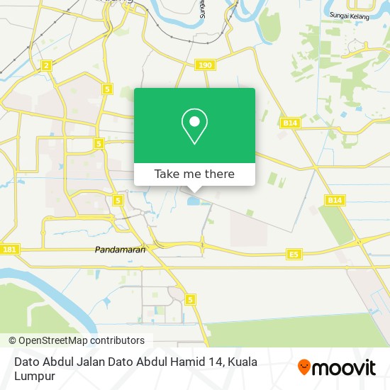 Dato Abdul Jalan Dato Abdul Hamid 14 map