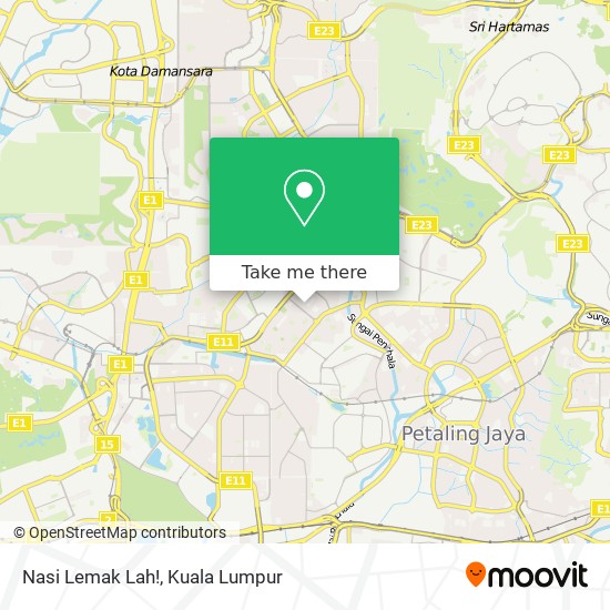 Nasi Lemak Lah! map