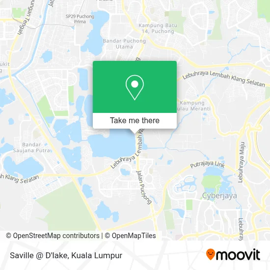 Saville @ D'lake map