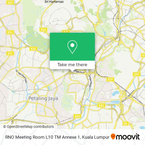 RNO Meeting Room L10 TM Annexe 1 map