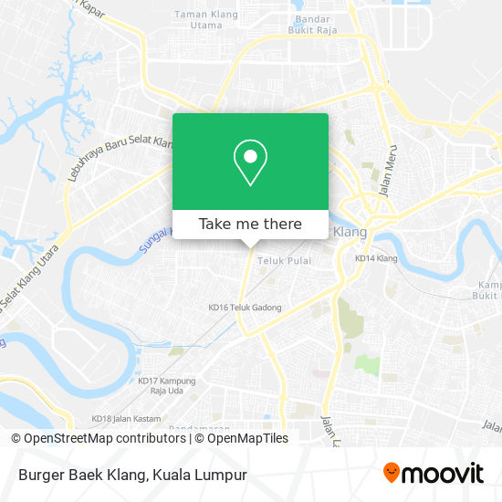 Peta Burger Baek Klang