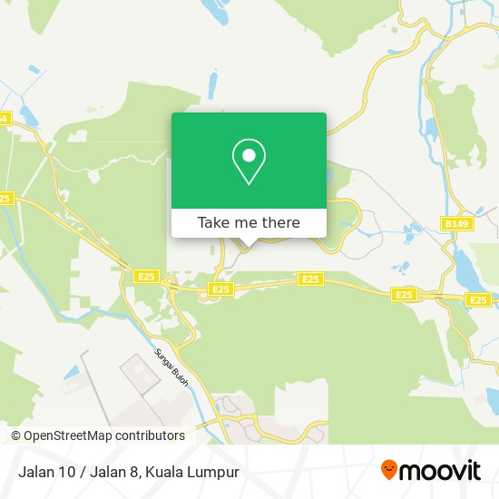 Jalan 10 / Jalan 8 map