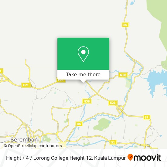 Height / 4 / Lorong College Height 12 map