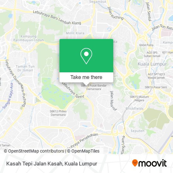Kasah Tepi Jalan Kasah map