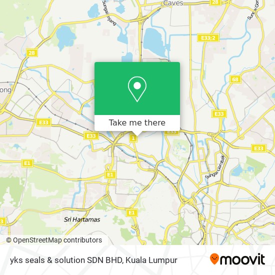 yks seals & solution SDN BHD map