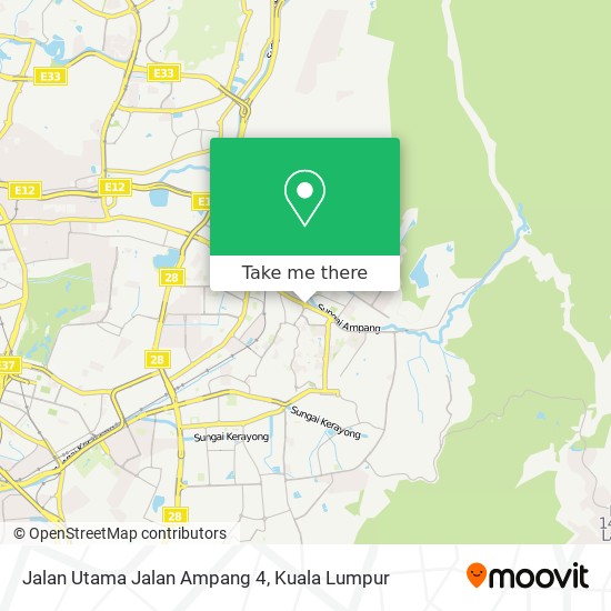 Peta Jalan Utama Jalan Ampang 4