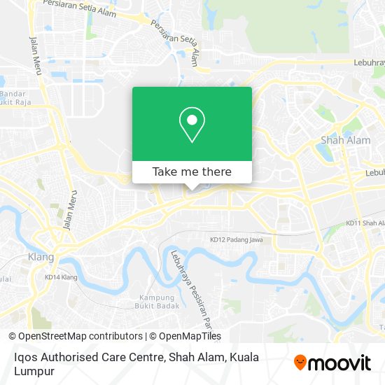 Iqos Authorised Care Centre, Shah Alam map