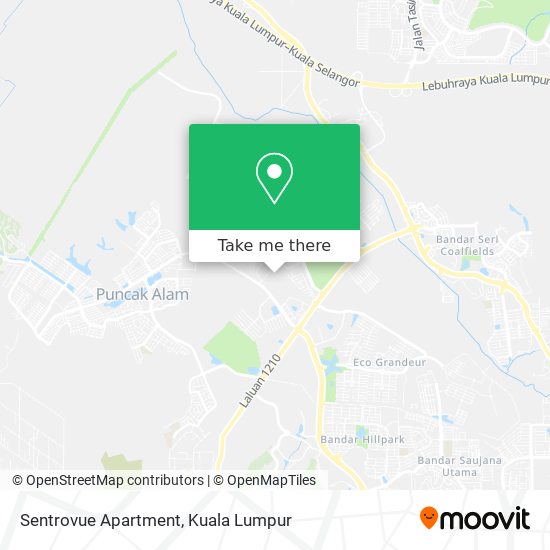 Sentrovue Apartment map