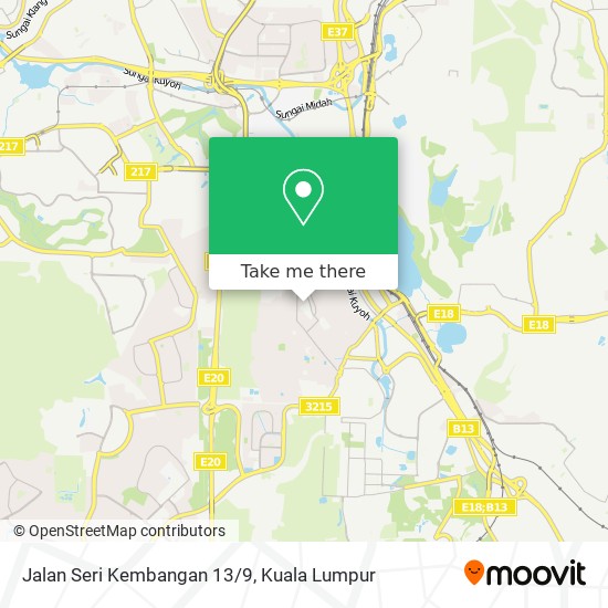 Jalan Seri Kembangan 13/9 map