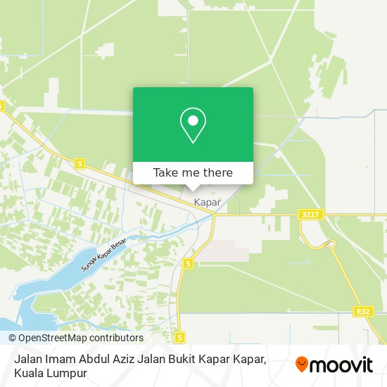 Jalan Imam Abdul Aziz Jalan Bukit Kapar Kapar map