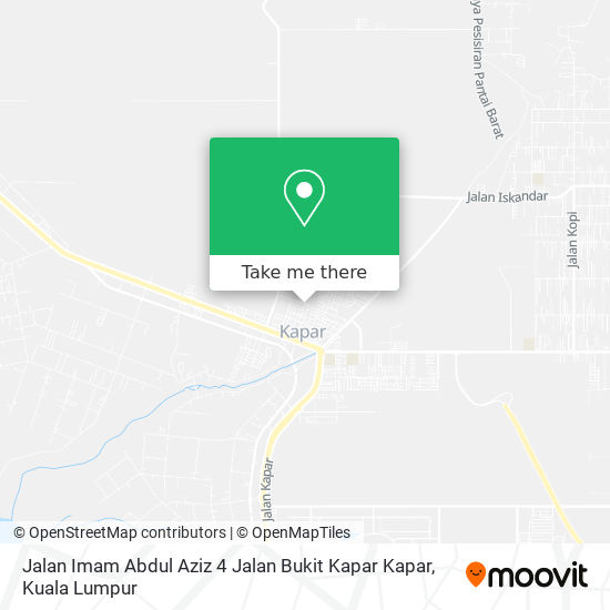Jalan Imam Abdul Aziz 4 Jalan Bukit Kapar Kapar map