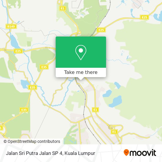 Jalan Sri Putra Jalan SP 4 map