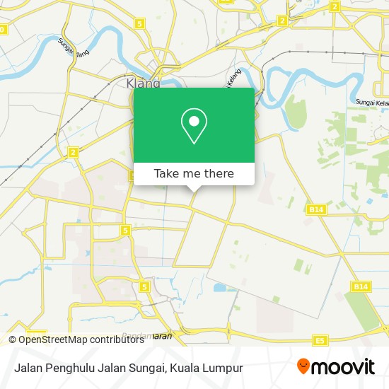 Jalan Penghulu Jalan Sungai map