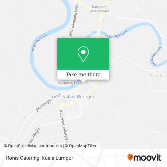 Ronis Catering map