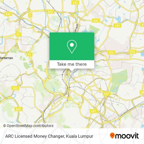 ARC Licensed Money Changer map