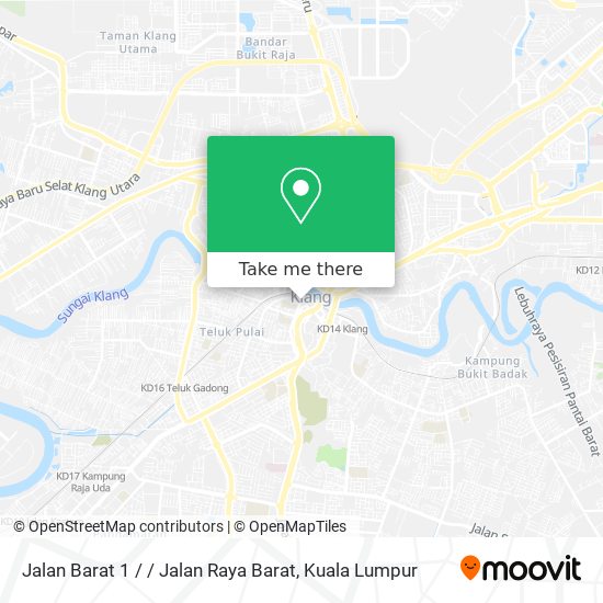 Jalan Barat 1 / / Jalan Raya Barat map