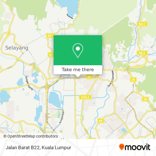 Jalan Barat B22 map