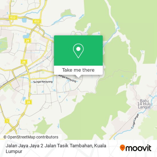 Peta Jalan Jaya Jaya 2 Jalan Tasik Tambahan