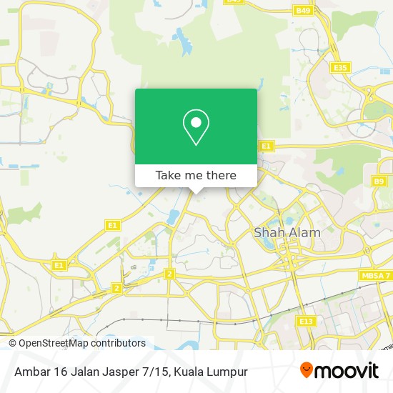 Ambar 16 Jalan Jasper 7/15 map