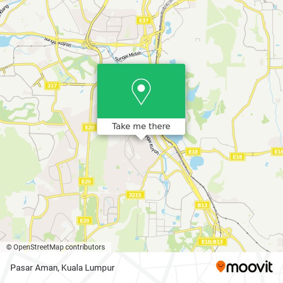 Pasar Aman map