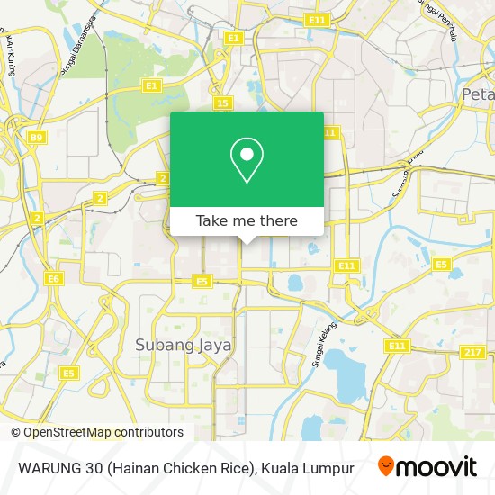 WARUNG 30 (Hainan Chicken Rice) map